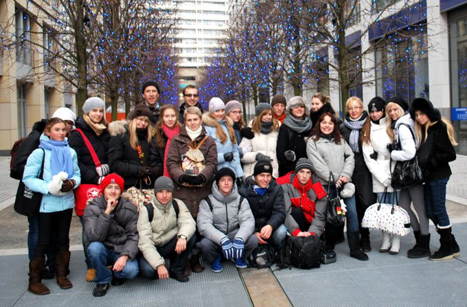 students of Scandinavian Gymnasium 