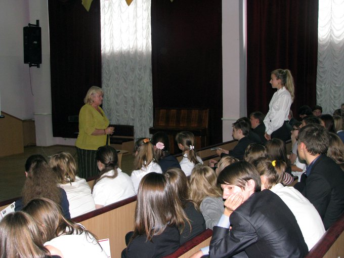 Meeting with the Senior Students
