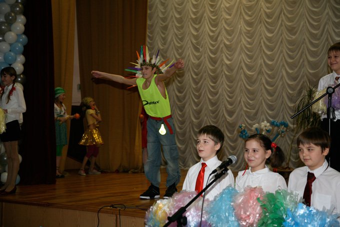 Учнями сьомих класів були театралізовано представлені різні чудеса світу