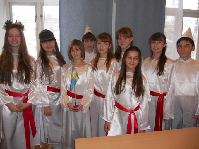 Святкування Дня Святої Люсії у Скандинавській гімназії