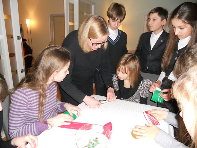 St. Lucias Day in Scandinavian Gymnasium