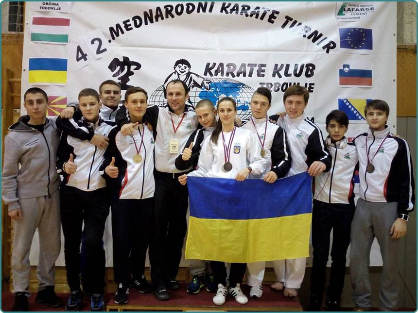 Victory Scandinavian school students at an international tournament in Slovenia