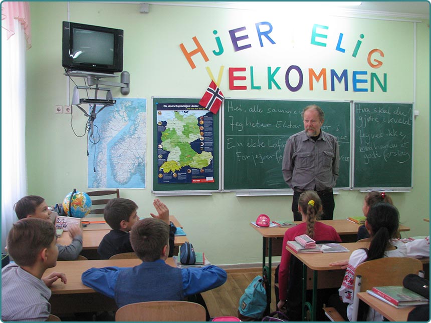Teacher Norwegian Eldar Totlend
