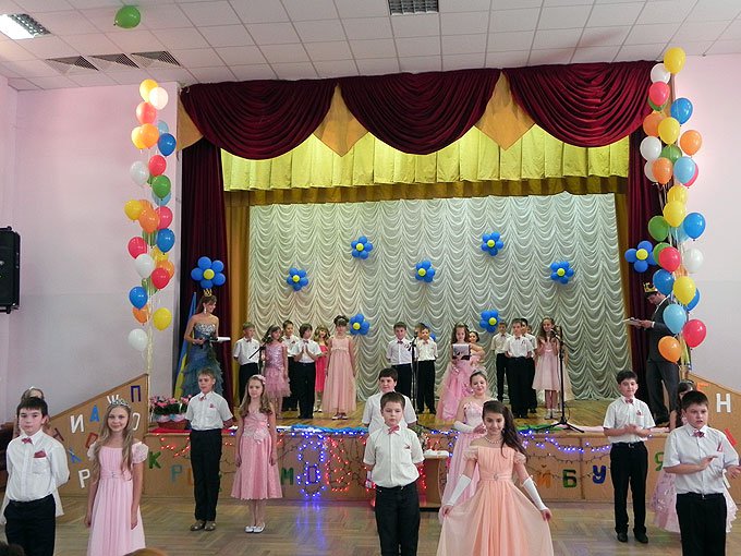 Graduation party at the primary school