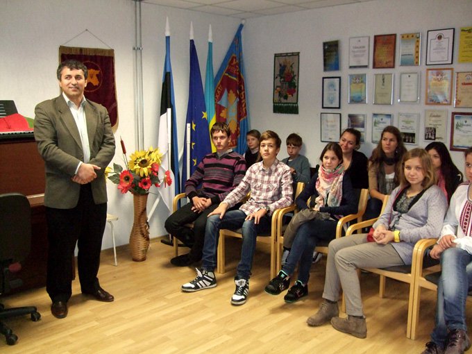 Students of Scandinavian Gymnasium in Estonia