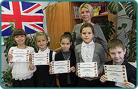 Primary school pupils participation in the English competition 