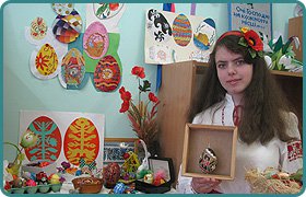 The master class on painting Easter eggs